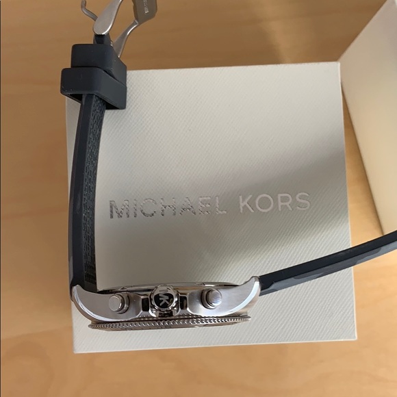 Michael Kors Silver Snow Camo Watch